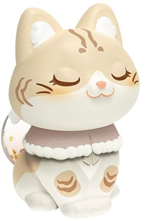 Cat Car Lufterfrischer Cat Car Duftdiffusor | Leuchtende Cartoon Katzenpuppe Auto Duftdiffusor - Auto-Aromatherapie, niedlich Cartoon Katze Armaturenbrett Ornament für Autozimmer Desktopdekoration