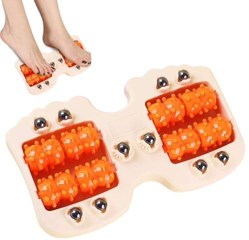 BommFu Rouleau Massant Pour Pieds | Masseur De Pieds | Outil Plantaire Portatif Relâchement Musculaire Soin Corporel Récupération Hommes Femmes | Spa À Domicile