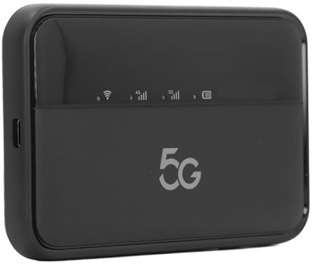 Ejoyous Hotspot WiFi Mobile 5G con Touch Screen CloudSIM Tech Batteria da 10000 MAh WiFi 6 per Viaggi, Router Wireless Modem 5G, Router, Hotspot Portatile