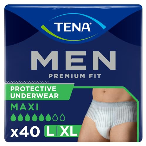 Tena Men Premium Fit Level 4-5 Packungen mit 8 Stück (Inkontinenzhosen)