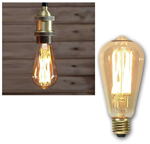 E27 LED Birne VINTAGE Filament Edison-Optik 240lm