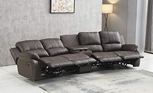 Mapo Möbel Ledersofa Kinosofa Fernsehsofa 5129-Cup-41-377