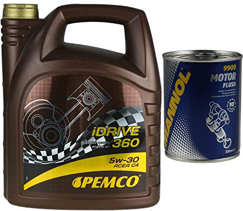 5L PEMCO iDRIVE 360 5W30 Motoröl MB 226.51/229.51 RN 0720 1xMANNOL Motor Flush
