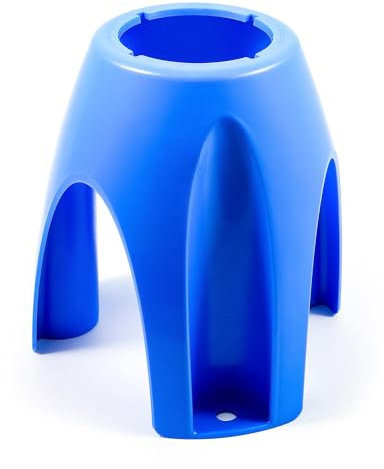 Camco Supporto universale in plastica - Supporta la posizione verticale per ridurre l'attorcigliamento del tubo e massimizzare il flusso d'acqua, adatto a filtri da 4 pollici (21018)