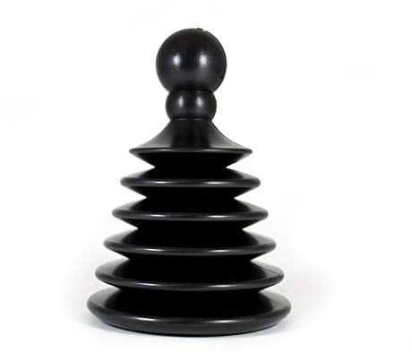 Master Plunger Mighty Tiny Plunger für Badezimmer/Küche Waschbecken, perfekt für Wohnmobile, schnell und einfach (zum Patent angemeldet), Schwarz