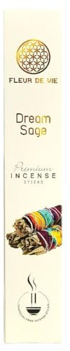 Fleur De Vie Bâtons d'encens de Sauge de rêve Premium 16 g