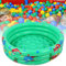 Mini Piscina para niños, Piscina Inflable Redonda para bebés pequeños, Piscina Inflable portátil para niños, pequeña Piscina Verde, Interior, Exterior, para niños(120cm)
