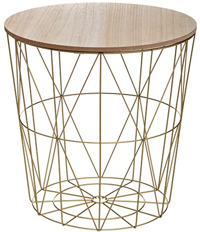 Atmosphera - Table d'appoint Kumi Gold D40 cm