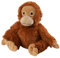 Warmies Orangutan Plush Weighted Teddy with French Lavender Scent, Microwavable for Anxiety and Relaxation Junior Size, Hot or Cold Plush Cuddly Toy