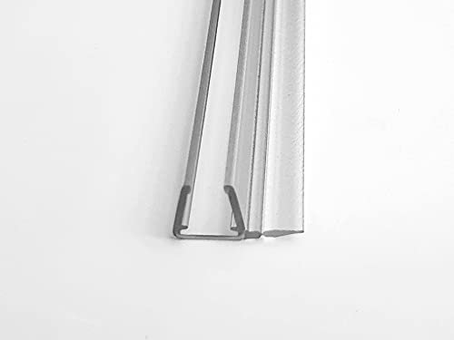 Schiebetürdichtung (Überlappungsdichtung) senkrecht, für 6 und 8 mm universal, Art.Nr. 5211