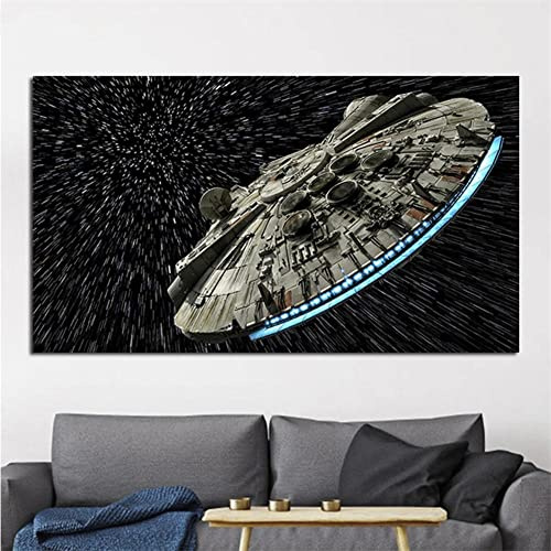 Zocunzi 5D Diamond Painting Set,Raumschiff DIY Diamant Painting Kits für Erwachsene Kinder,Full Crystal Strass Stickerei Arts Craft,für Wohnzimmer,Schlafzimmer Und Home Wand Decor 30x60cm/12x24in