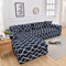 uyeoco Sofabezug L Form Rechts/Links Sofa Überzug Ecksofa Sofaüberwurf Stretch Sofahusse Couchbezug für 3/2/4 Sitzer Couch (Color : Q, Size : 90-140cm)