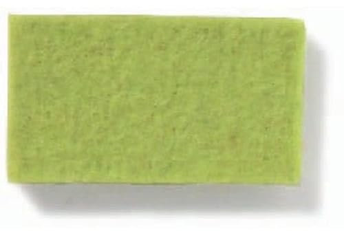 Modulor Filz-Untersetzer für Gläser, runder Untersetzer aus 100% Wollfilz, auch als dekoratives Tischset geeignet, 21 cm im Durchmesser (Olive hell)