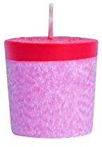 Candle Factory Votivkerzen aus pflanzlichem Stearin, ca. 16h Brennzeit, Duft: Pfingstrose & Himbeere