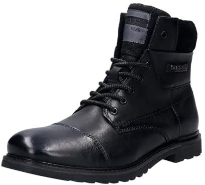 bugatti Men's Vittore Boots, Black, 7.5 UK