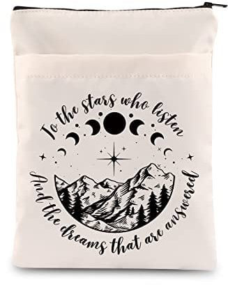 Fantasy Roman inspirierte Geschenkbücher für Erwachsene, Geschenk für die Sterne, die zuhören und die Träume die beantwortet werden (To The Stars Book Sleeve)