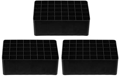 NUOBESTY Markers Pen Holder 3Pcs 40- Markers Pen Holder Desk Stand Organizer Storage Tray Marker Empty Storage Pack Black Marker Organizer