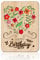 ORIGACH Blumen hölzerne Geburtstag Grußkarte mit Umschlag handgemachtes Herz geformt Blume hölzerne Geburtstagskarten alles Gute zum Geburtstag Premium Holzkarte für Frau Ehemann Freund