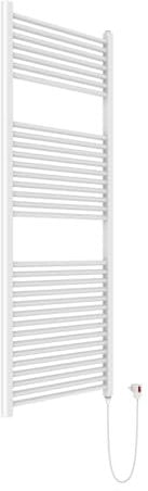Kiamami Valentina Scaldasalviette Elettrico 60x150 Bianco con Resistenza termolimitata