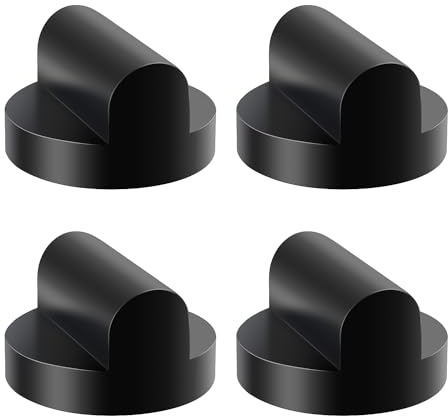 YIXISI 4 Stücke Universal Gummi Wagenheberauflage, Universal Wagenheber Auflage, Gummi Jack Pad, Schlitzrahmen Schienenschutz Kompatibel mit Audi TT RS R8 A6 A7