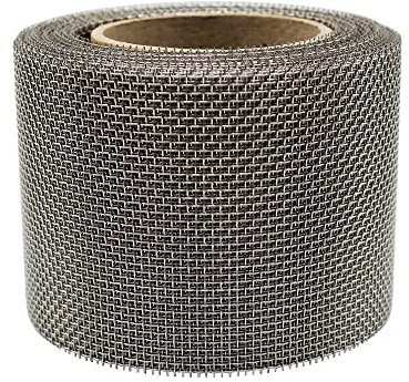 The Mesh Company 2mm Heavy Duty Rodent Mesh Mice Repellent Rodent Metal Rat Mesh Sheet Stainless Steel Wire Mesh (75mm x 10 Metre Roll)