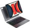 doqo Abnehmbare Tastatur Hülle für iPad Air 11 (M2) 2024，iPad Pro 11 Zoll 4th/3rd/2nd/1st und iPad Air 10.9“ 5th/4th Gen mit Touchpad，Kabelloses Gehäuse mit 7 Farben Hintergrundbeleuchtung und Tastatu