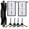 Ersatzteile für Eufy X8 Pro Serie X8 Pro SES Staubsauger, Roboterstaubsauger Ersatzteile, Zubehör-Sets mit 1 Hauptbürste, 4 Seitenbürsten, 2 Filter