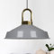 bamyum Asletl-Lock Hängelampe Industrial aus Metall Ø40 cm, Küchenlampe Vintage, Hängelampe Esstisch E27, Pendelleuchte Esstisch, Wohnzimmerlampe Hängend Vintage, Pendelleuchte Grau