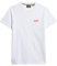 Superdry T-Shirt Essential Logo EMB pour Homme, Optique/Orange Fluo, XXL