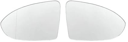 Spejo Cristal Marcha Atrás para VW para Golf 7 para MK7 2013 2014 2015-2018 Espejo Retrovisor De Puerta De Cristal Exterior Calefactable Espejo Gran Angular Coche Cristal Espejo(A Pair)
