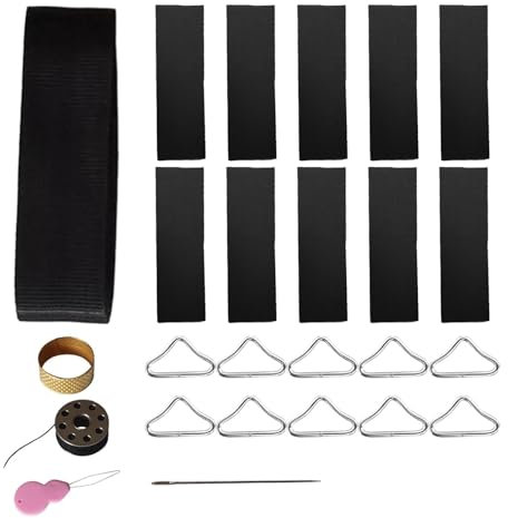 Trampolin-Patch-Set – komplettes Flicken-Reparaturset, Befestigungsset für Trampolin-Matten | Reparatur-Set für Trampolin-Dreiecksschnalle, Reparatur-Set für Reparaturflicken
