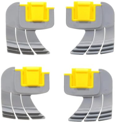 Zeroupshop Lot de 4 brosses à récurer cyclonique pour Zodiac MX8 MX6 pour nettoyeur de piscine robotique Elite, pièces de rechange R0714400, accessoire d'entretien de piscine enterrée