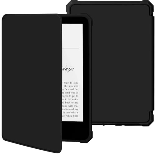 Hülle für 7 Kindle Paperwhite und Kindle Colorsoft Signature Edition Erschienen 2024/2025, Leicht, Wasserfest, Umfassender Schutz und Magnetverschluss (Black)
