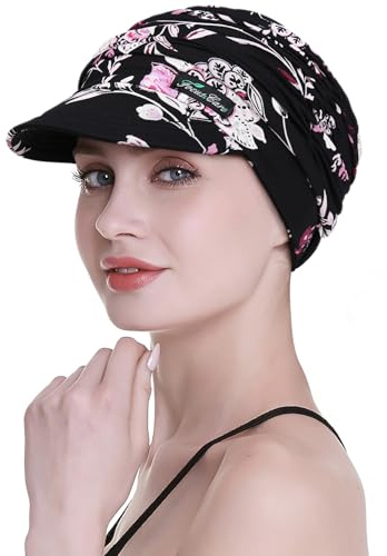 FocusCare Weiche Chemo-Schals für Frauen, Bambus-Stoff, Baseballmütze, Turban für Haarausfall