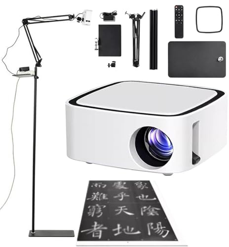 Projecteur d'art Intelligent pour Le Dessin, projecteurs d'esquisse intelligents, Taille et Angle réglables, projecteurs d'esquisse intelligents pour Enfants et Adultes, Planche à Dessin