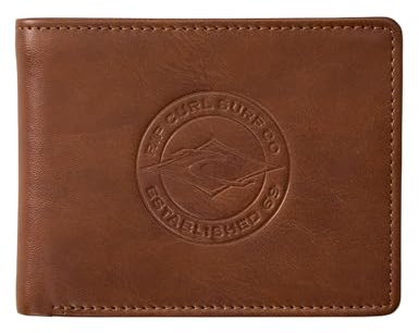 RIP CURL Hefter PU Ganztägige Geldbörse aus Kunstleder Hellbraun für Herren