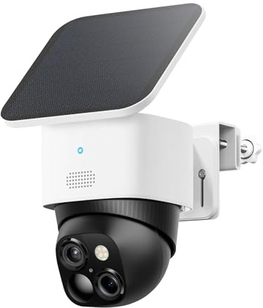Kamerahalterung für eufy Security SoloCam S340/SoloCam E30/SoloCam E42/SoloCam E30/SoloCam E42 – verstellbare, wetterfeste Dachrinnen- und Wandhalterung, Zubehör für Eufy S340/S330 4G LTE Cam
