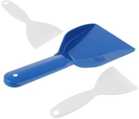 Gadpiparty Lot de 3 grattoirs à glace portables et compacts pour dégivrer les congélateurs et les réfrigérateurs avec design ergonomique assortis pour congélateurs et miroirs