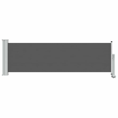 vidaXL Seitenmarkise 60 x 300 cm 100% Polyester Eisen Stahl Rechteckig