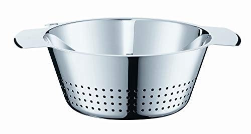 RÖSLE Passoire de Cuisine Conique Inox - Avec Bord Verseur pour verser les Liquides - Acier Inoxydable 18/10 - Lavable au Lave-Vaisselle - Diamètre 28 cm