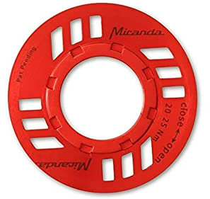 Miranda E-Bike Kettenschutz mit O-Ring für Bosch Antrieb, rot, One Size