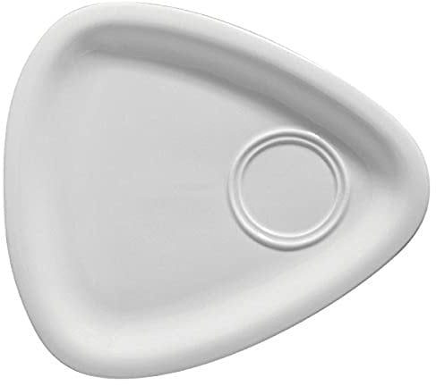 UTOPIA Titan k352828–00000-b01006 dreieckig mit Rand Gourmet Teller, 27,9 cm (Pack von 6)