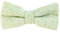DonDon Herren Fliege 12 x 6 cm Baumwolle gebunden und längenverstellbar hellgrün