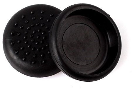 Carcasa de silicona analógica para mandos de juego de PS4, PS3, PS2, Xbox 360, Xbox One, color negro
