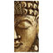Bilderwelten Raumteiler Top Raumtrenner Vintage Buddha 250x120cm transp. Halterung