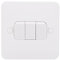 Schneider Electric - Lisse White Moulded (LWM) Raised Rounded Profile - Wiring Devices Concealed Fittings - Durable Anti-Microbial Urea Construction, 3 Gangs - GGBL1032S