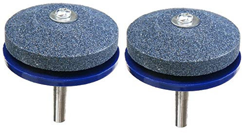 2 Stück Schleifbohrer Schärfer Rasenmäher Schneller Rotary Bohrer Messerschärfer Schleifwerkzeug Garten Rasenmäher Teile