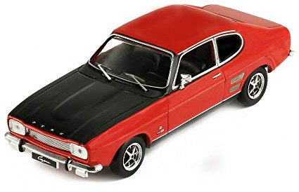 ixo Ford Capri 1700 GT 1970 rot schwarz Modellauto 1:43 Models