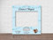 Oedim Photocall Mi Primera Comunión Fondo Azul + Carteles Personalizado, photocall Decorativo para comuniones, decoración para Eventos
