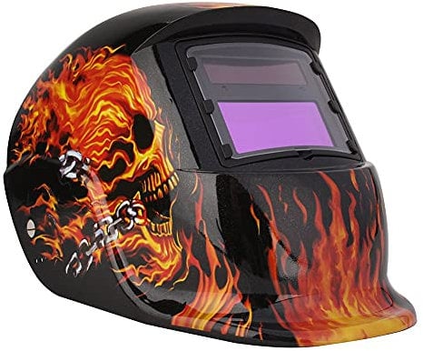 Schweißhelm, Solar Schweisserhelm, Schweißmaske, Automatik Schweißhelme Großes sichtfeld für die Anwendungen MIG/MAG/TIG/, Solar Auto Darkening Schweißhelm, Lithiumbatterie betrieben